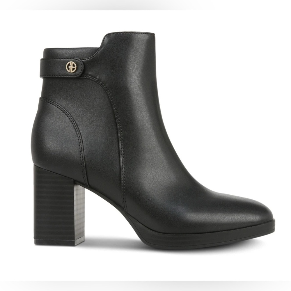 Giani Bernini Women's Trumann Platform Booties – Black, Size 8M New